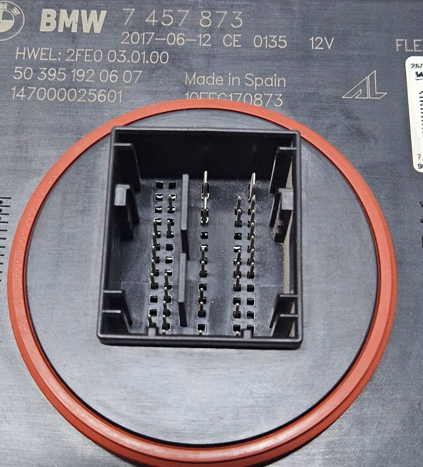 BMW F20 F45 F30 F32 F82 F46 LED HEADLIGHT CONTROL MODULE 7457873 OEM