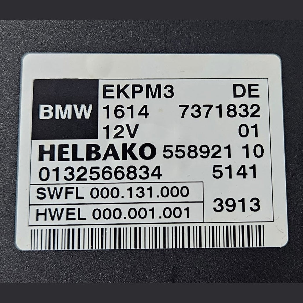 OEM 09-15 BMW F01 F02 740i N55 Helbako EKPM3 Fuel Pump Control Module 7371832