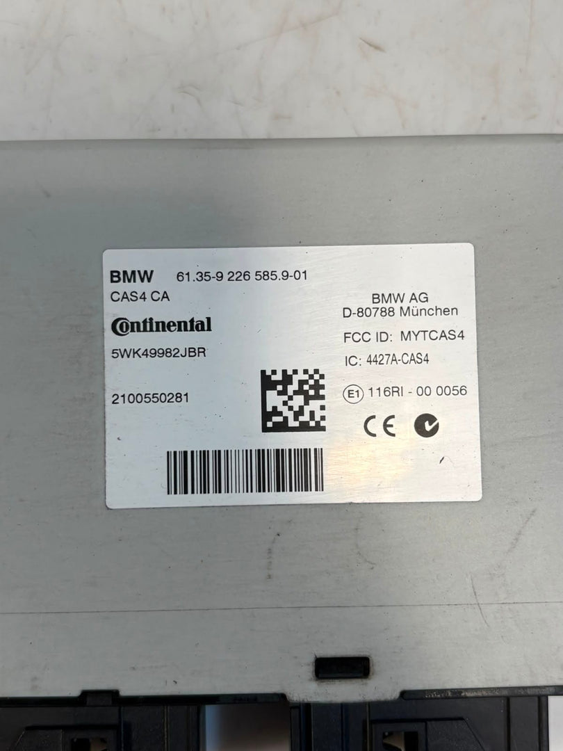 2010 BMW 5' F07 N55 535i GT Engine Control Module ECU SET DME+CAS+1KEY 7612742