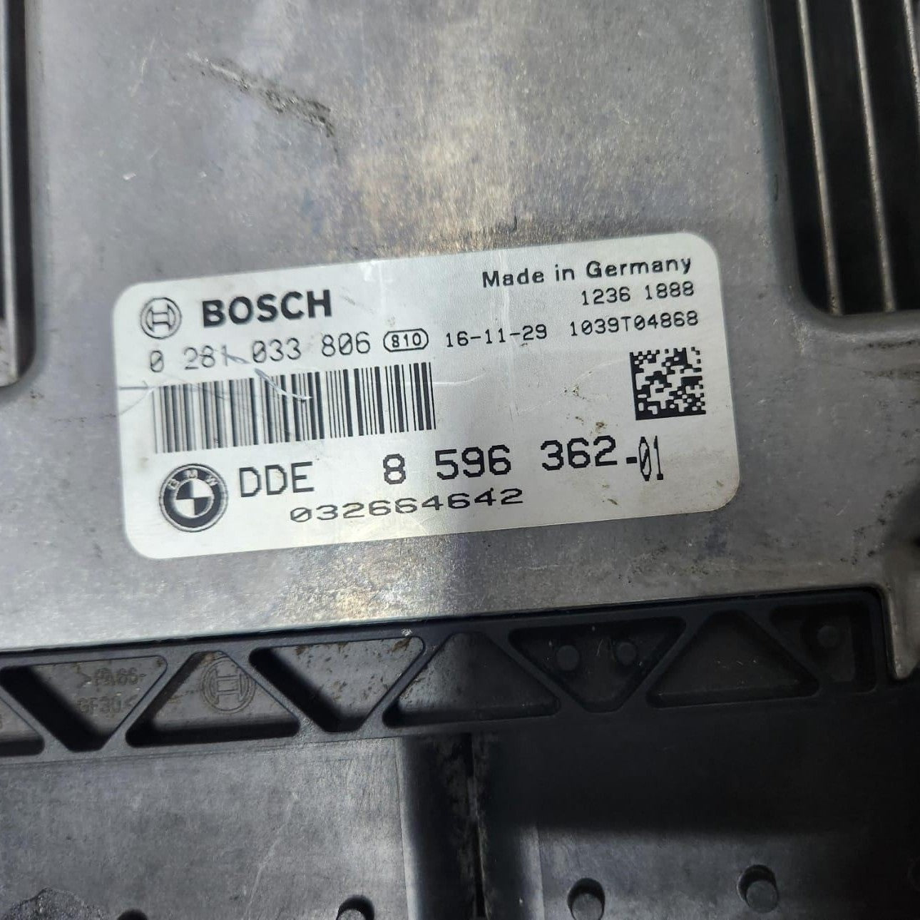 2017 BMW X1 Engine Control Unit + KEY 8596362 F20 120d F30 320d, F36 420d  B47