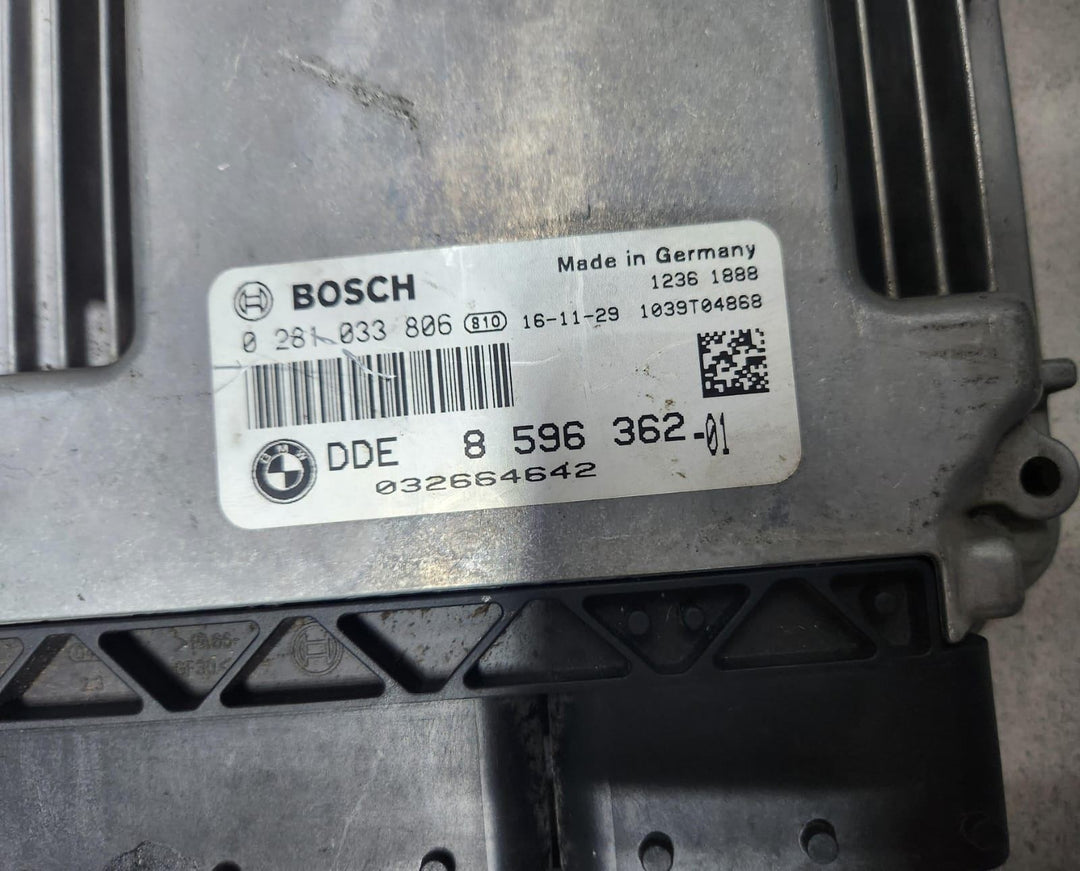 2017 BMW X1 Engine Control Unit + KEY 8596362 F20 120d F30 320d, F36 420d  B47