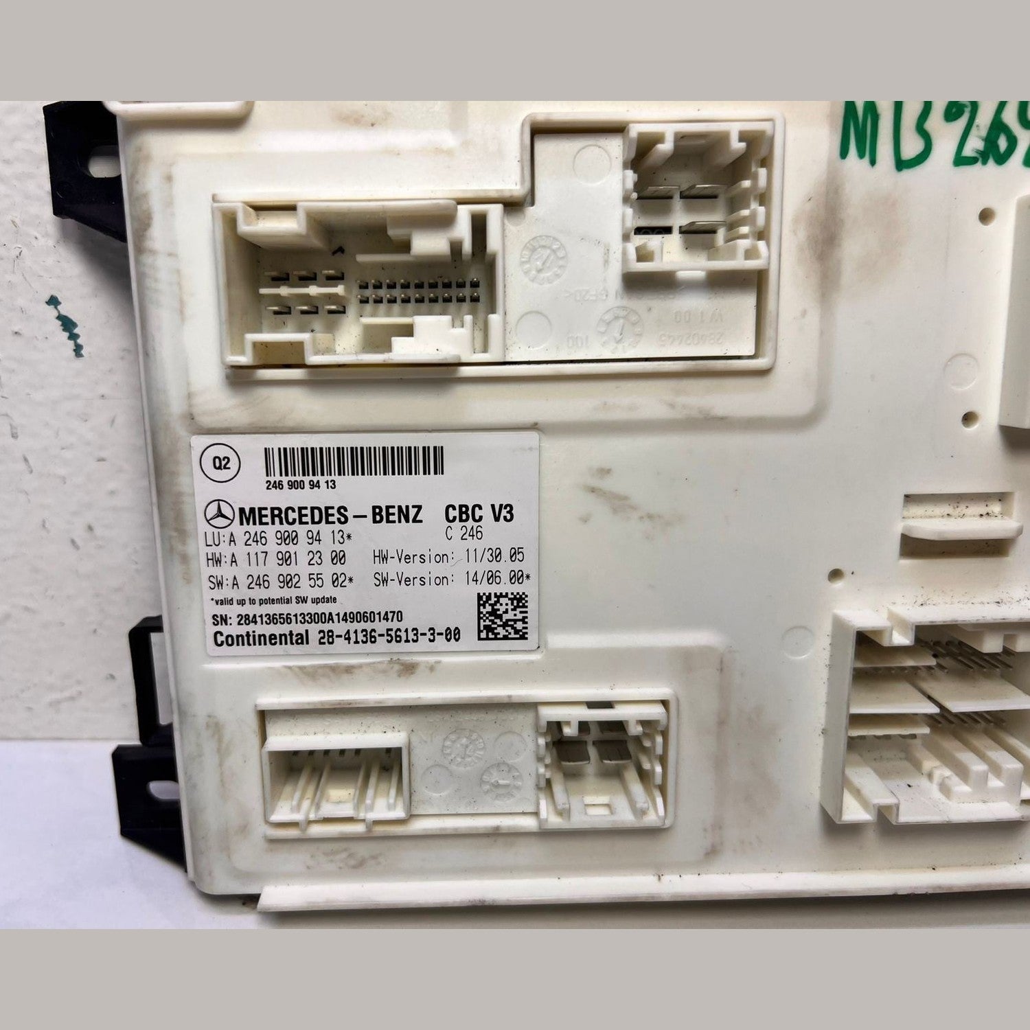 2017 Mercedes-Benz CLA250 Front Sam Control Module Unit A 246 900 94 13 W246 B-C