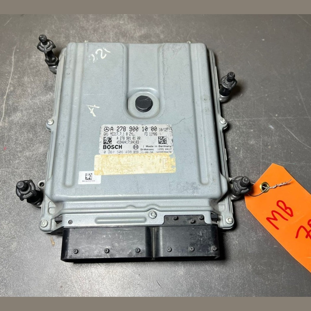 07-12 Mercedes W221 S-Class Engine Control Module Unit ECM ECU A278 9001000 OEM
