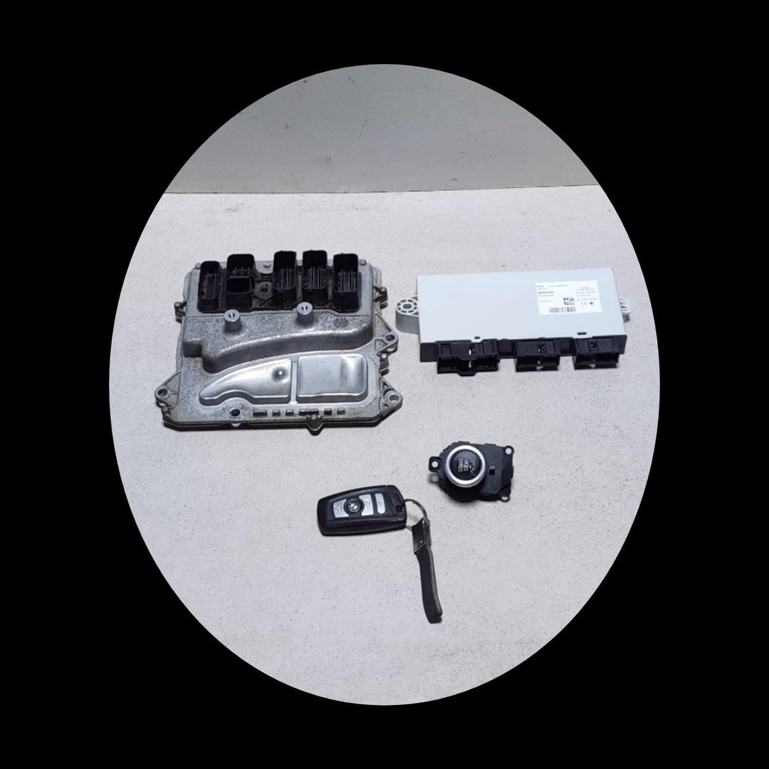 2010-2016 BMW 535i 535iX GT F07 F10 N55 Engine Control Unit ECU SET 7614649 OEM
