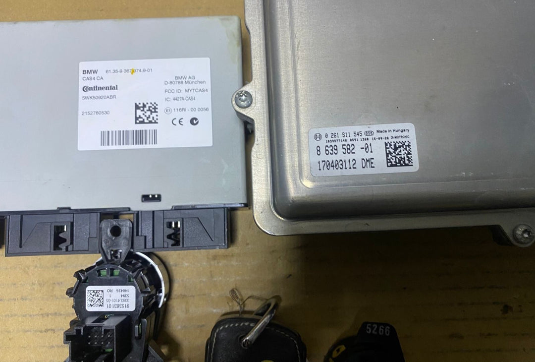2014-2016 BMW 640I Engine Control Module 8639582 F10 F06 N55 ECU SET 535I