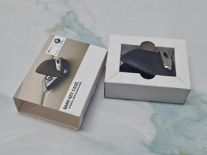 Genuine BMW F40 G20 G30 Leather Key Case With Stainless Steel Clip 82292408819