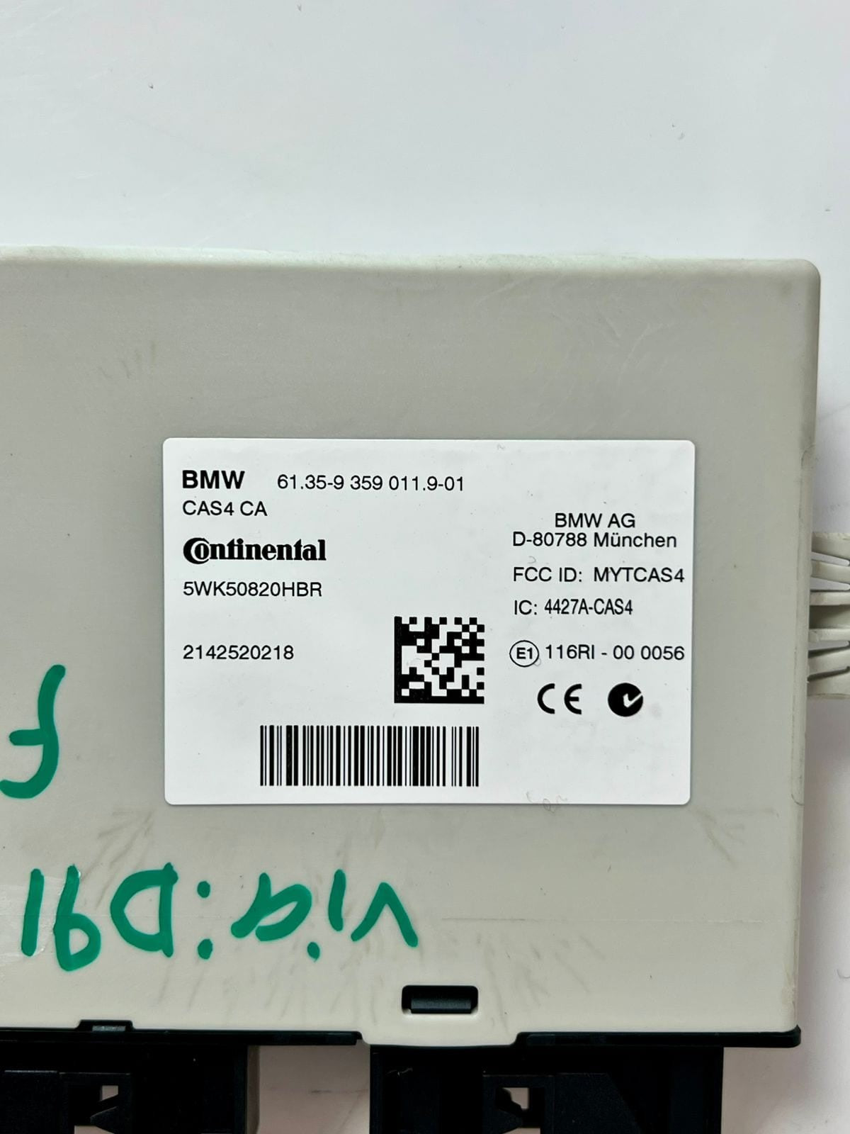 BMW F10 N47D 528D Engine Control Unit ECU SET DDE + CAS4 CA+ NO KEY 8582181 OEM