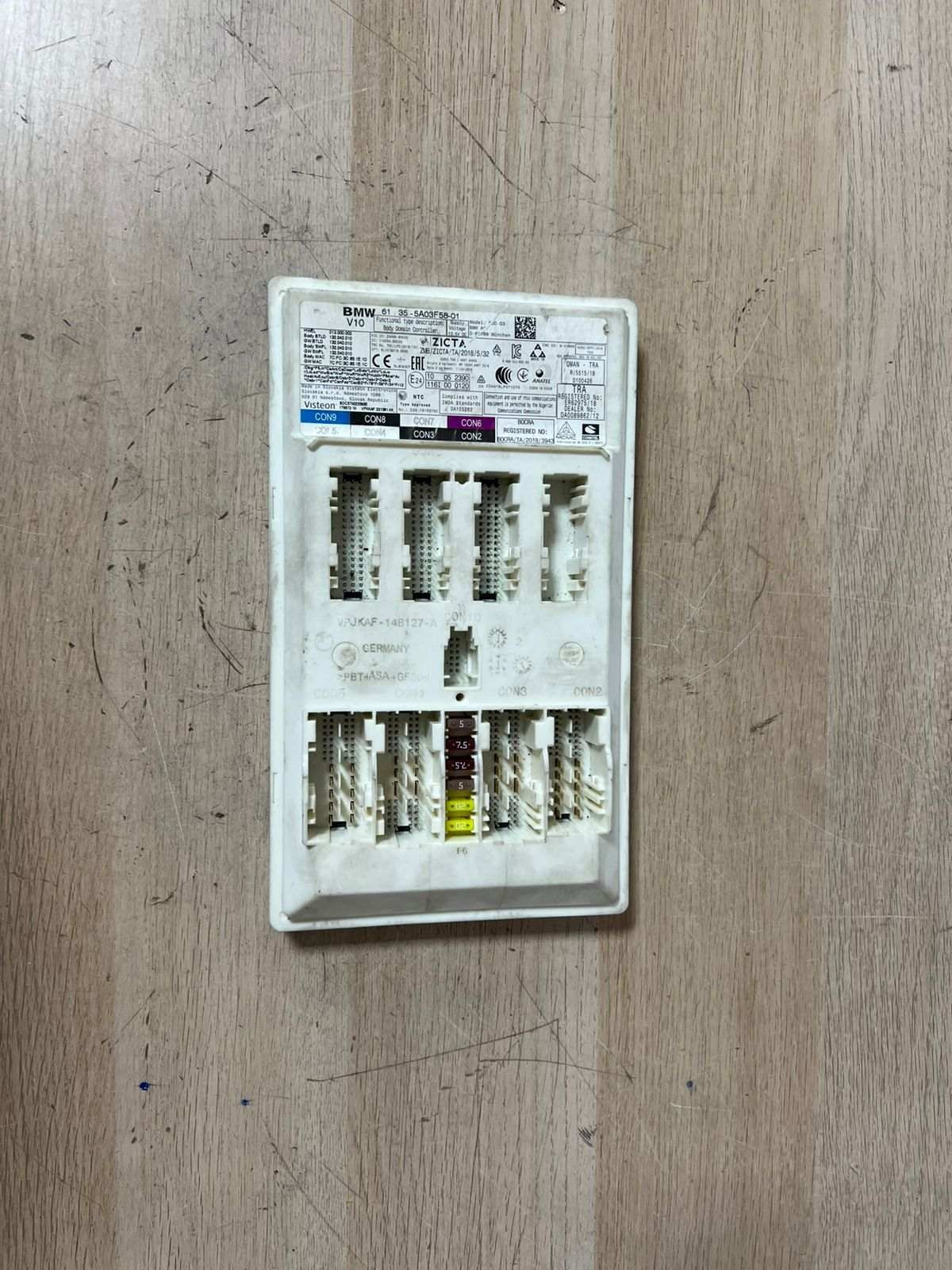 BMW 3 G20 G80 G28 330 PLUG-IN HYBRID Fuse Box Body Domain Control 61355A03F58 