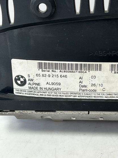 BMW 3' 5' 6' E90 E91 E92 E93 E60 E61 E63 E64 Central Information Display 9215646