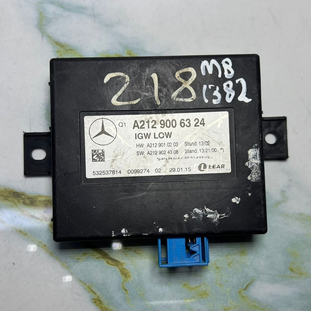 2014 Mercedes-Benz E300 Chassis Gateway Control Module A2129006324 E-Class W212
