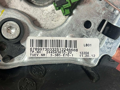 2007-2013 BMW X5 E70 3-Spoke Leather Sport Steering Wheel 6789973