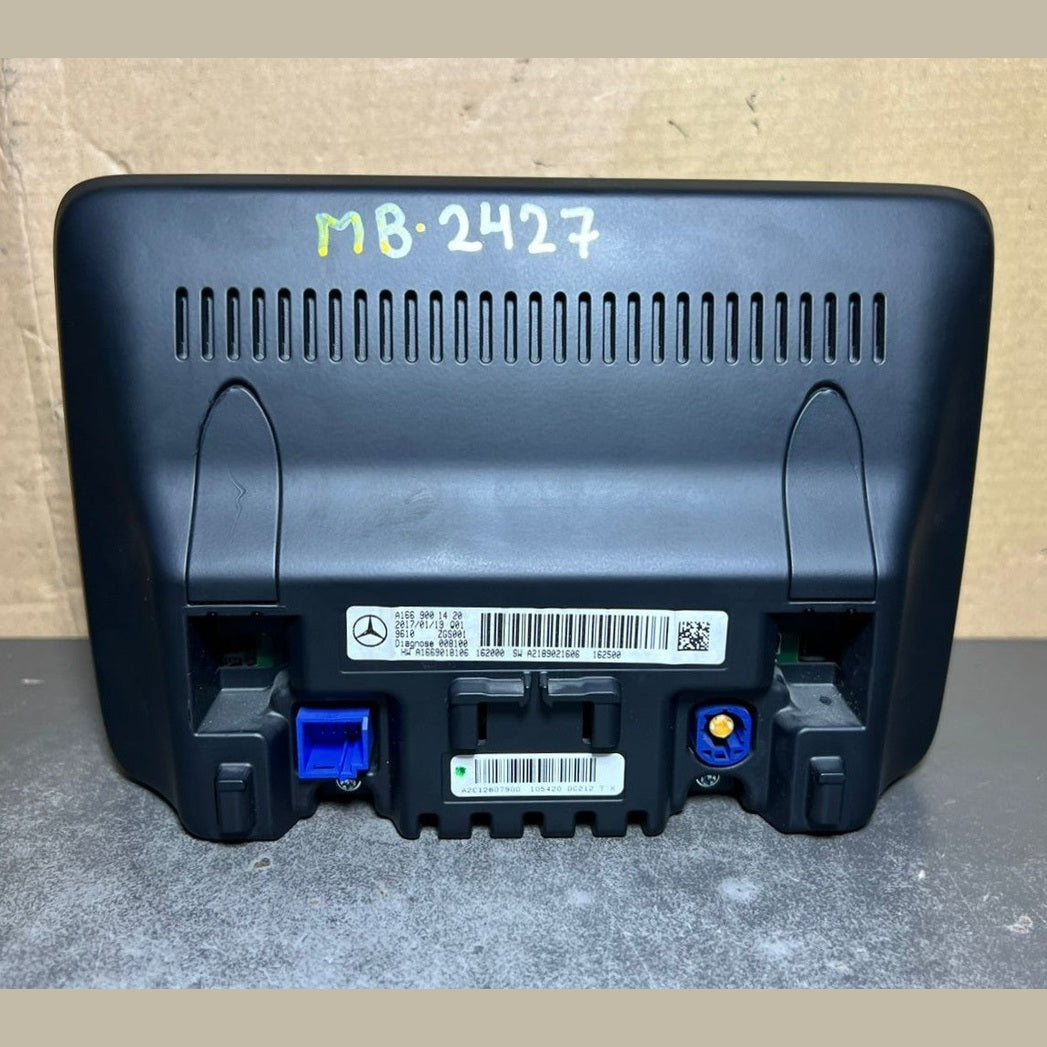 14-18 Mercedes-Benz W166 GLE Navigation Display Screen Monitor A166 9001420