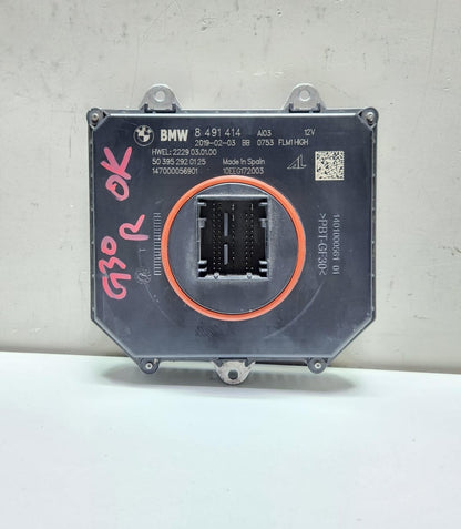 17-20 BMW M5 Adaptive LED Headlight Control Module 8491414 5,7 Series G30 G31  