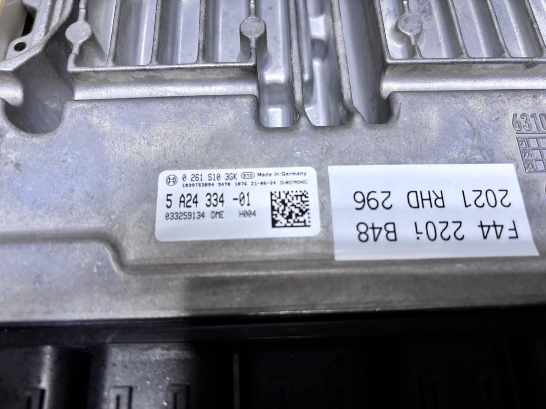 BMW F44 220i B48 2021 RHD ENGINE CONTROL UNIT COMPLETE SET + KEY - 5A24334