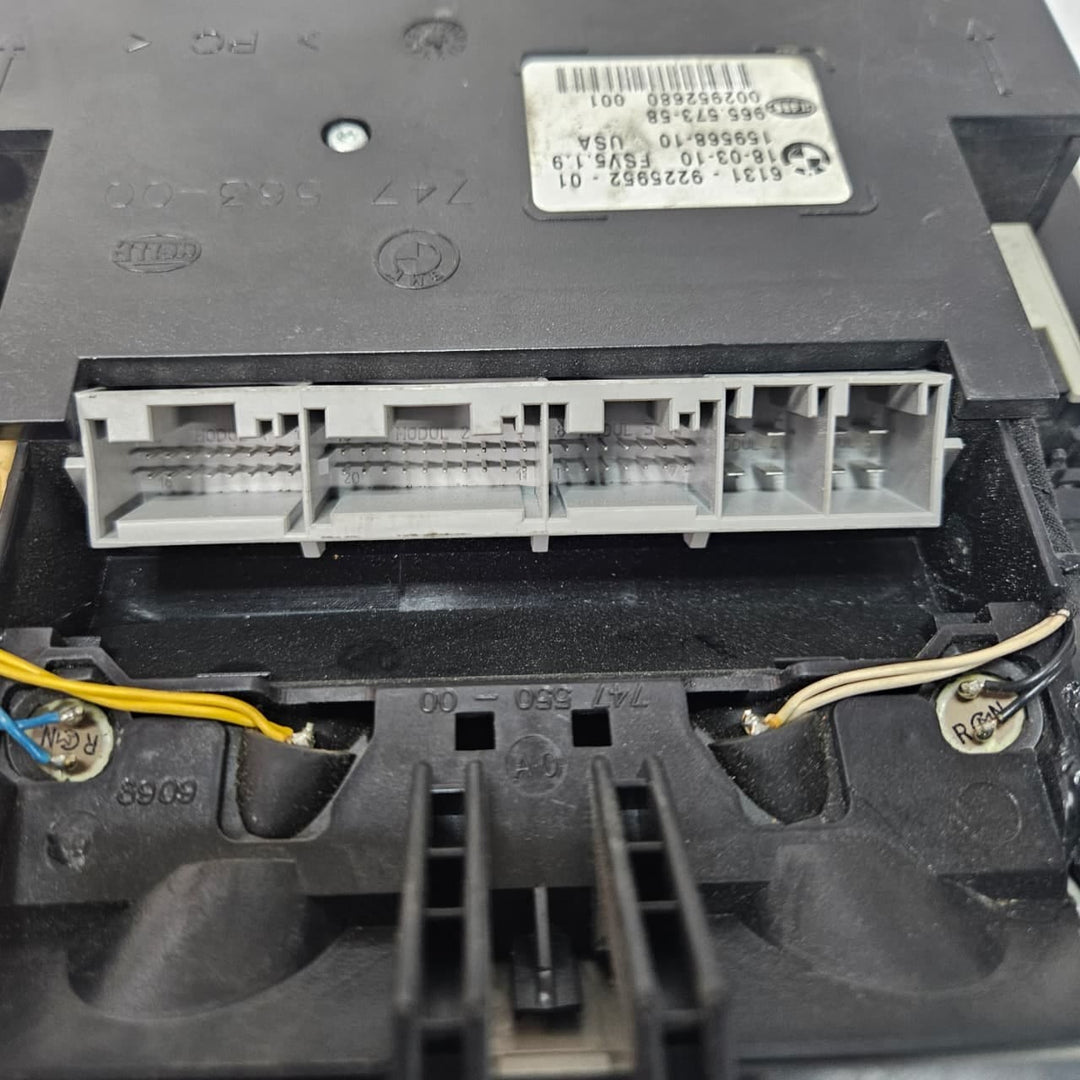 2006-2013 BMW X5 E70 X6 E70 Interior Light Switch Unit Roof 9225952