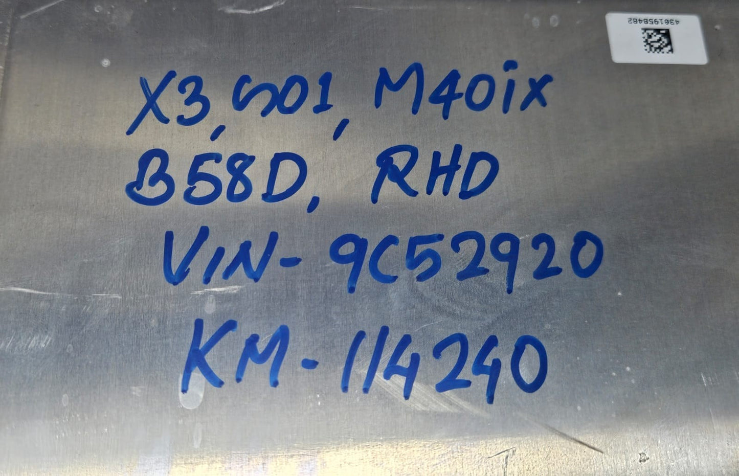 2020 BMW X3 G01 M40iX B58D RHD Engine Control Unit ECU Set 9846689 OEM