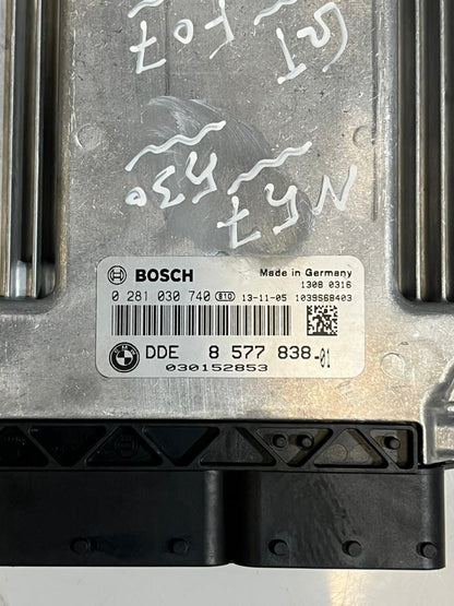 BMW F07 GT N57 530I Engine Control Unit ECU SET DDE+CAS4+1KEY 8577838 OEM