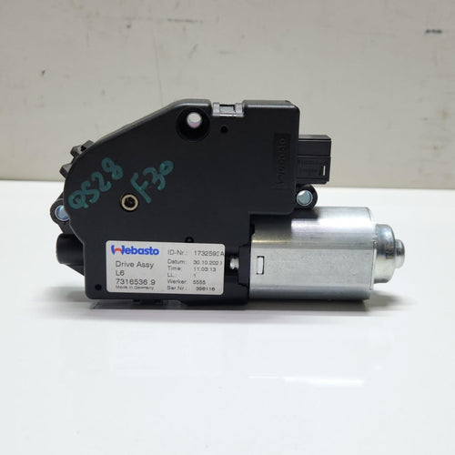 2014-2016 BMW 435i Sunroof Motor 7316536 3 Series F30 F80 G30 G31 G38 OEM
