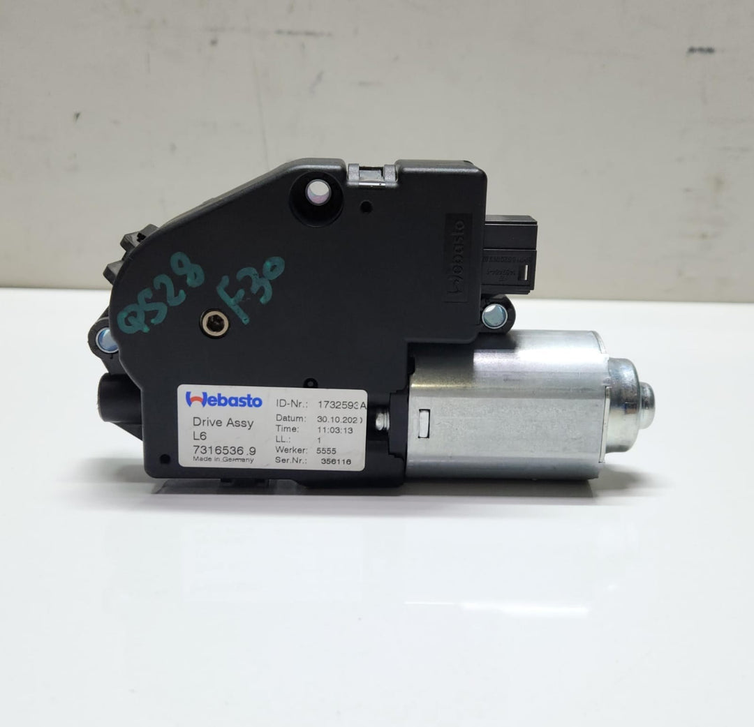 2014-2016 BMW 435i Sunroof Motor 7316536 3 Series F30 F80 G30 G31 G38 OEM