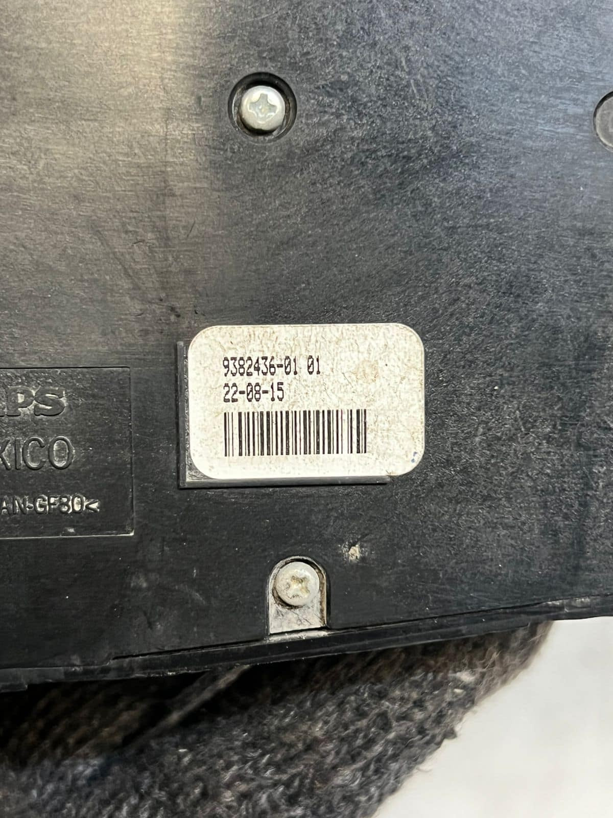 2015 BMW 320i F30 3 Series Front Right Seat ADJUSTMENT Control Switch 9382436