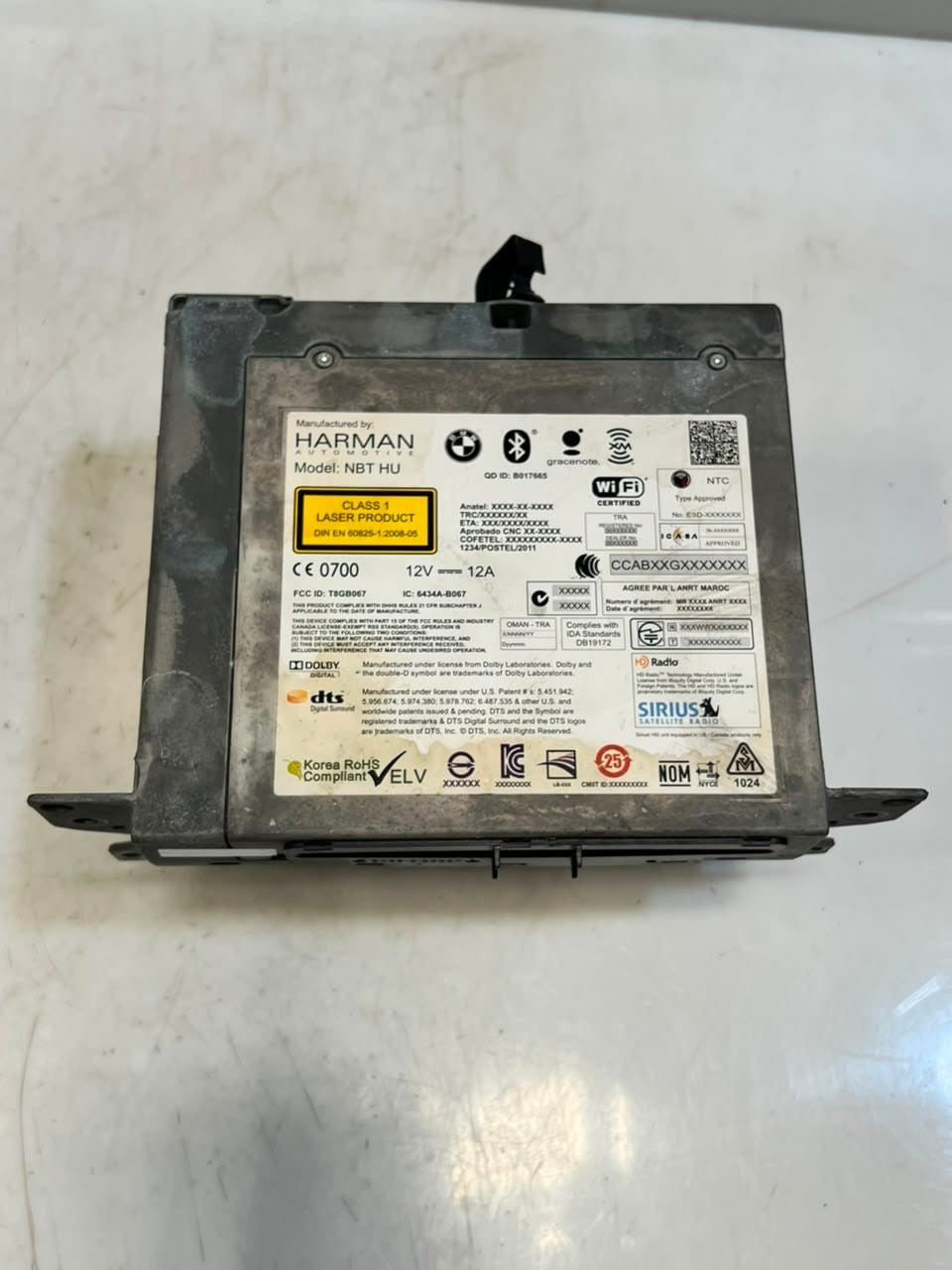 BMW 5 Series F10 F11 528i xDrive HARMAN NBT HU Navigation Head Unit 9318746 OEM