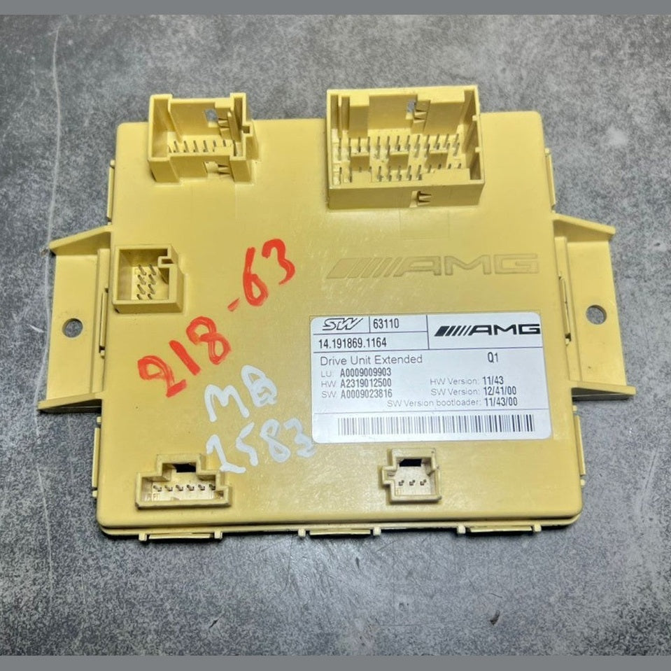 12-17 Mercedes W218 CLS AMG 63 Drive Unit Extended Control Module A000 9009903