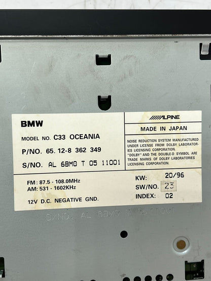 BMW C33 OCEANIA 12V DC NEGATIVE GND Business Radio 8362349 OEM