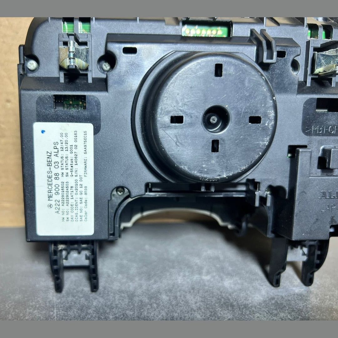 15-18 Mercedes W222 S550 Center Console Multifunction Switch A222 9008803 OEM