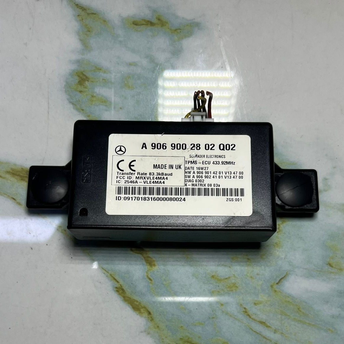 Mercedes-Benz W906 Sprinter Tyre Pressure TPMS Control Unit A906 9002802 OEM
