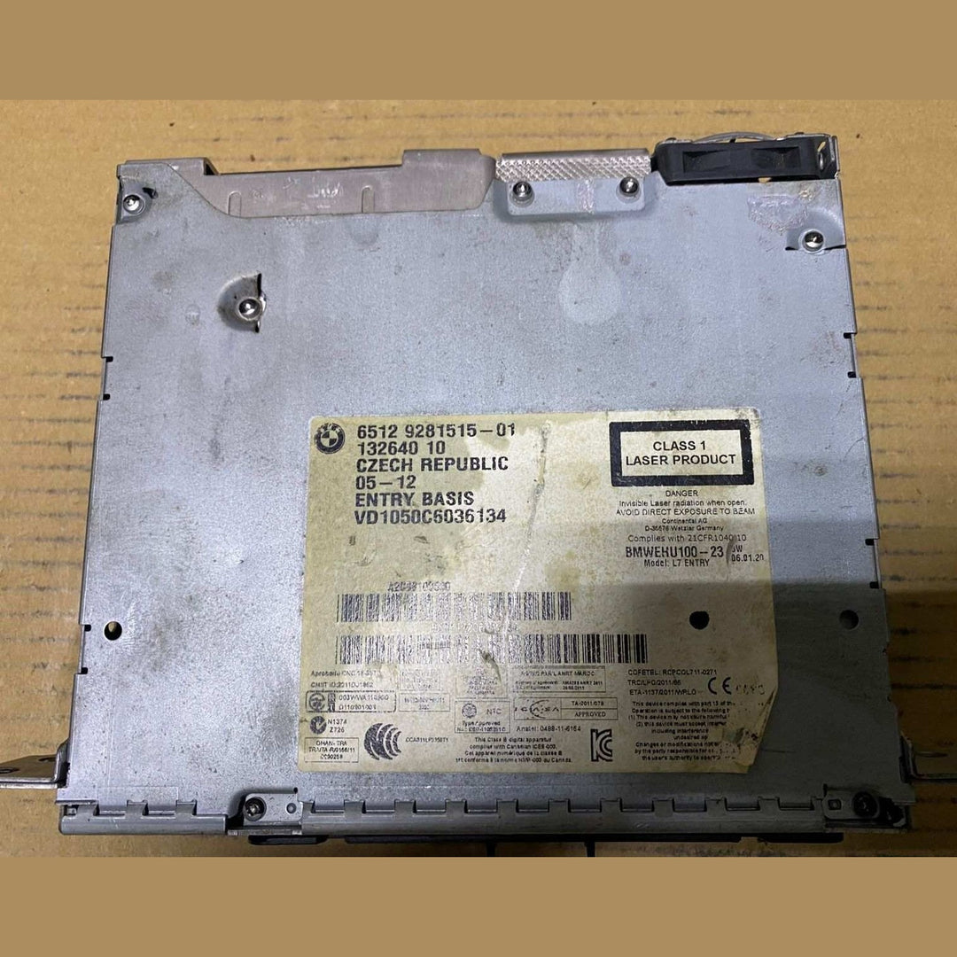 BMW Radio Head Unit BASIS 9281515 F20 F21 and F30 3 Series 