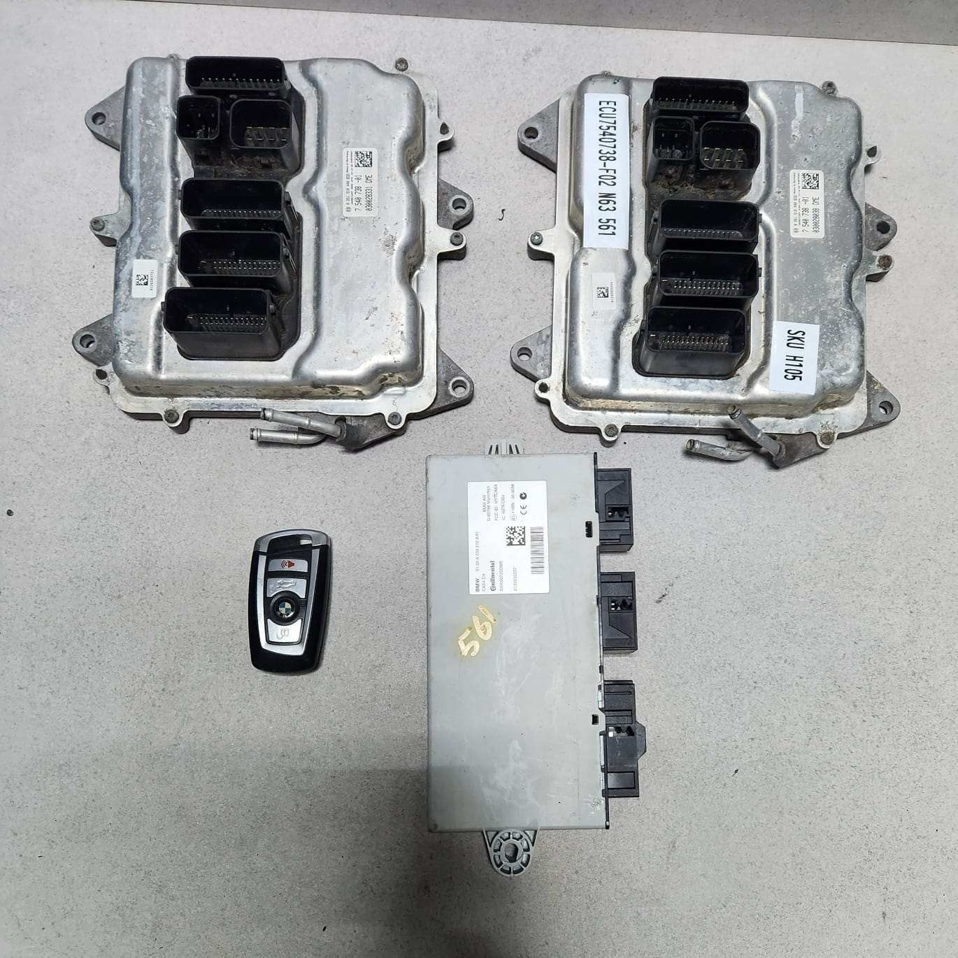 2014-2016 BMW 550i Engine Control Unit 7540738 650i 550i GT 4.4 N63