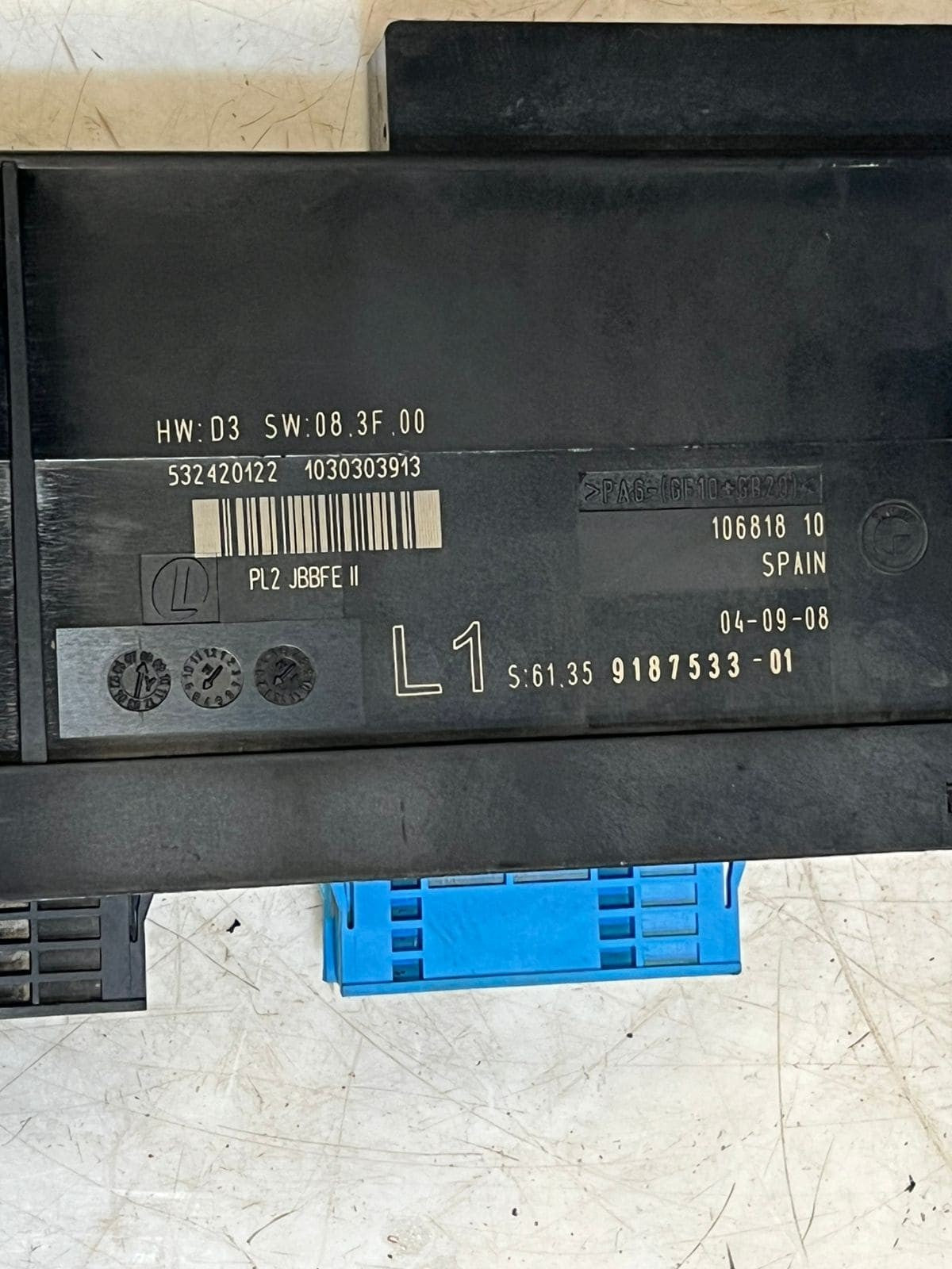 2008-2013 BMW E90 E92 E93 BODY CONTROL MODULE BCM BODY MODULE 9187533 OEM