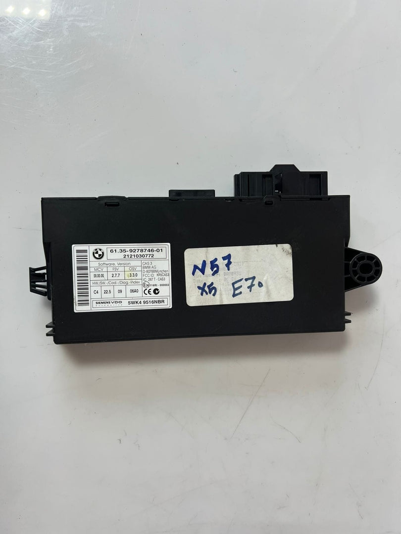 2006-2013 BMW X5 N57 E70 Engine Control Unit ECU SET DDE + CAS3 AG +1KEY 8517016