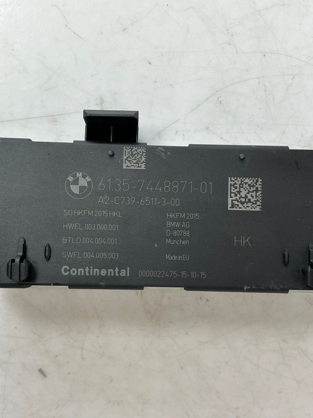 2016-19 BMW 750i G11 G12 G20 G30 F90 F92 F95 Tailgate Control Module 7448871 OEM