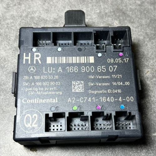 Mercedes-Benz W166 GL ML Rear Right Side Door Control Module A166 9006507 OEM