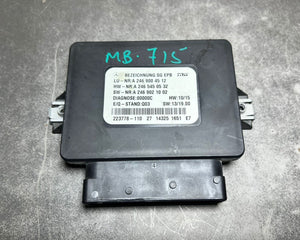 14-19 Mercedes-Benz CLA250 Parking Brake Control Module Unit A246 9004512 Oem