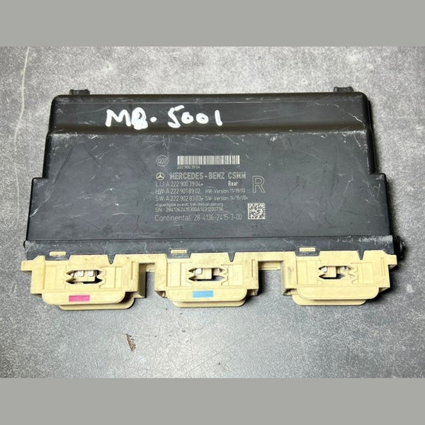 14-18 Mercedes-Benz W222 S-Class Rear Right Seat Control Module A222 9003904 OEM