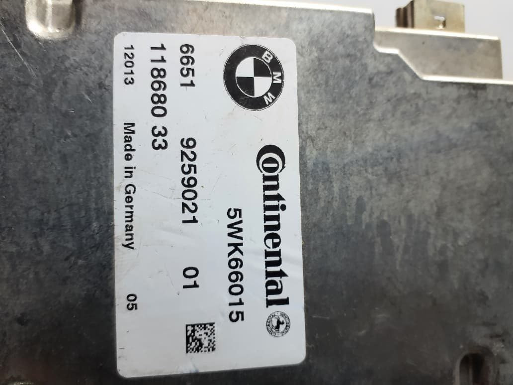 2012-2018 BMW 650i Camera Control Module 9259021 F10 5-Series, F12 6-Series