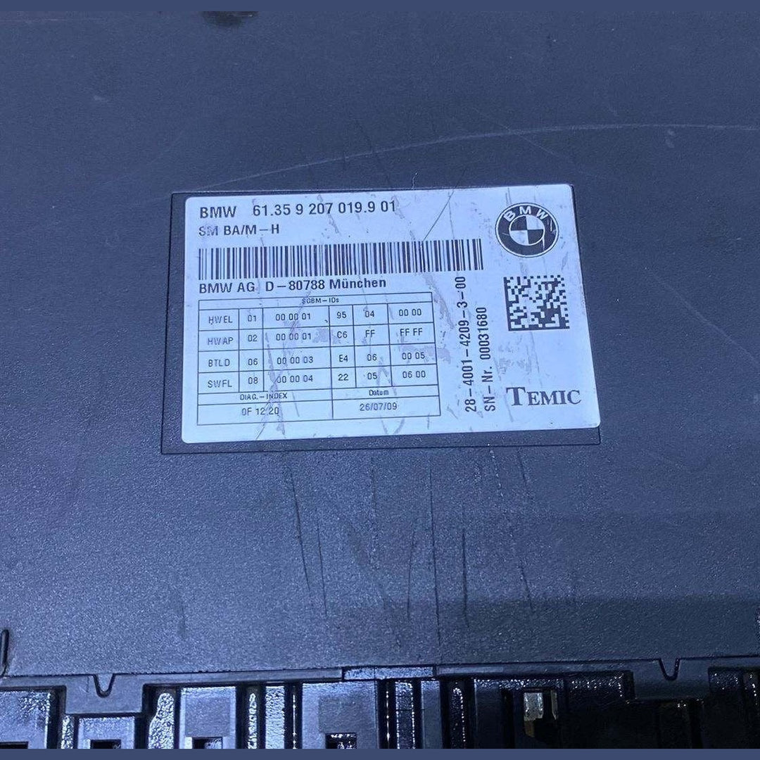 BMW Seat Control Module 9207019 7 Series F01 F02 F03 F04 F10