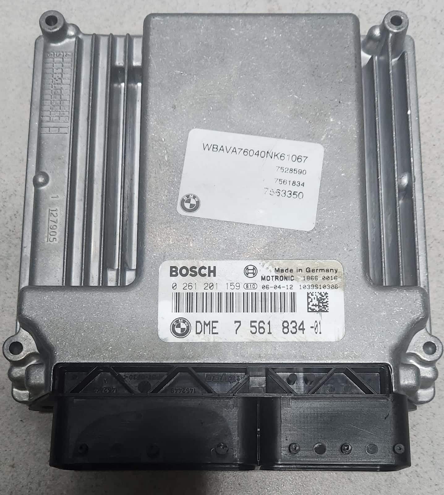 2005-12 BMW 120i Engine Control Module DME 7561834 3 Serie E87 E90 120i 320i N46