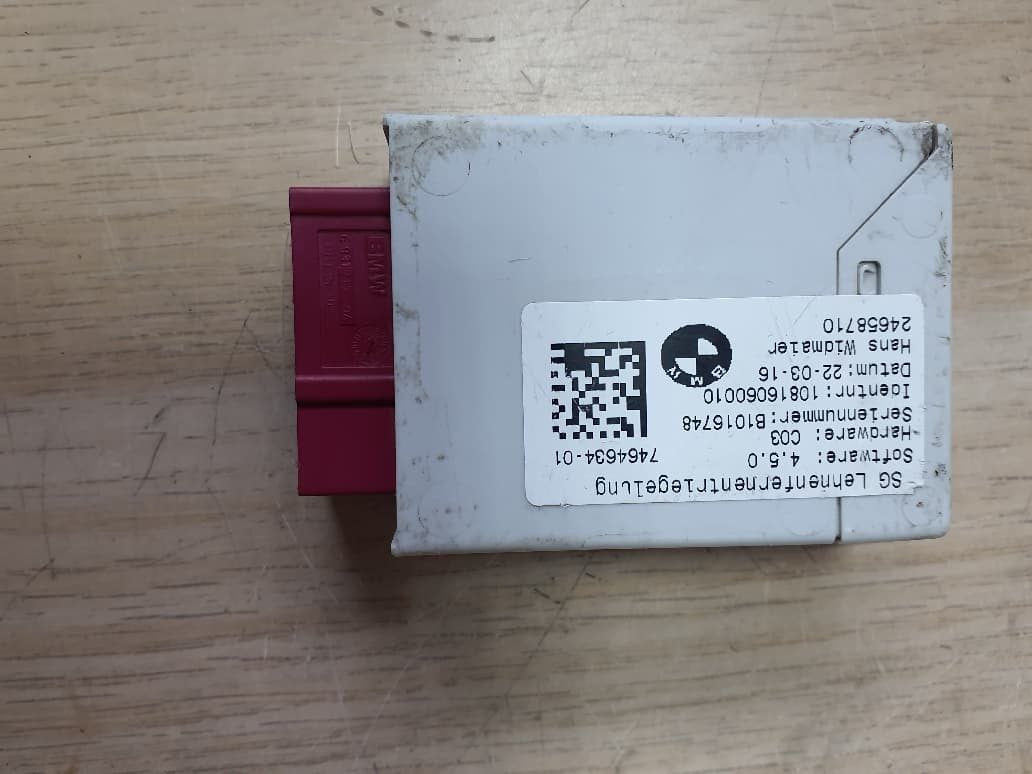 BMW Remote Backrest Release Control Module 7464634 F45 2 Series, F46, and F48 X1