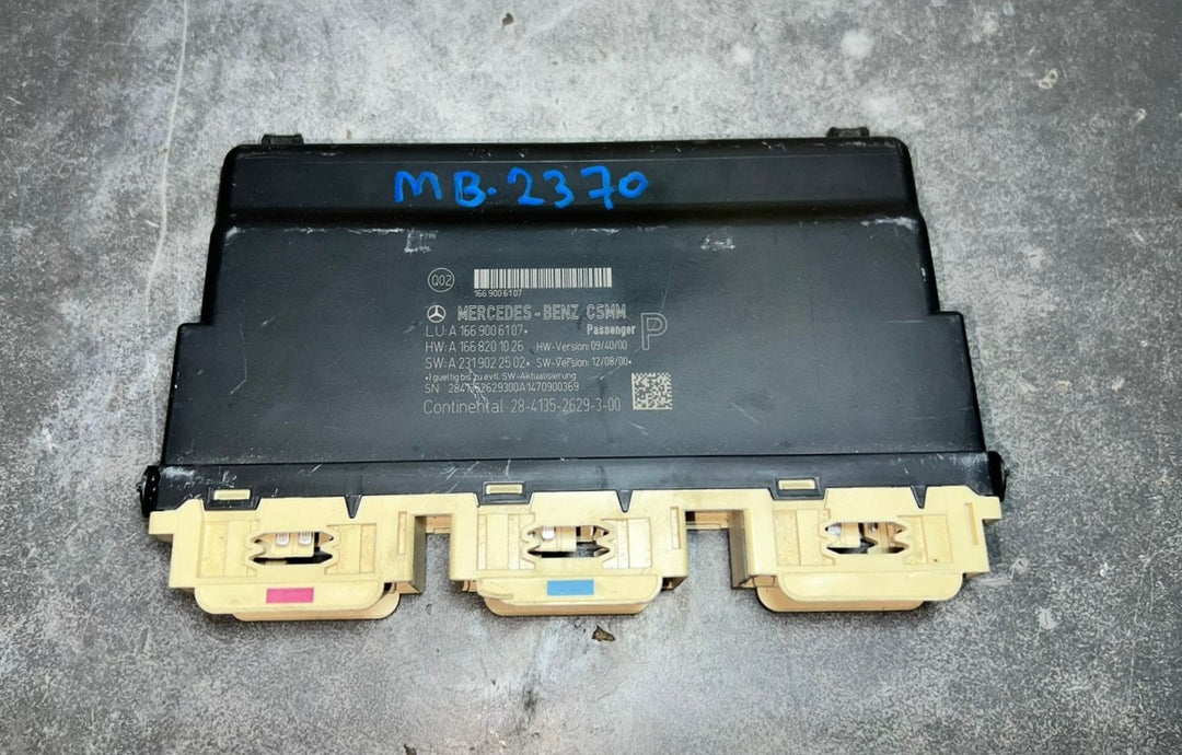 14-17 Mercedes-Benz W166 GL ML Passenger Seat Control Module A166 9006107 OEM