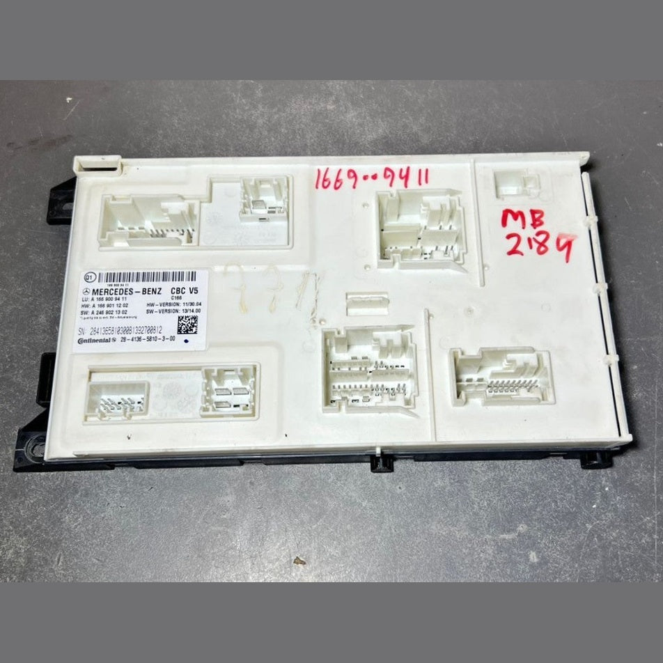 Mercedes-Benz W166 ML GL GLE Front SAM Body Control Module Unit A166 9009411 OEM