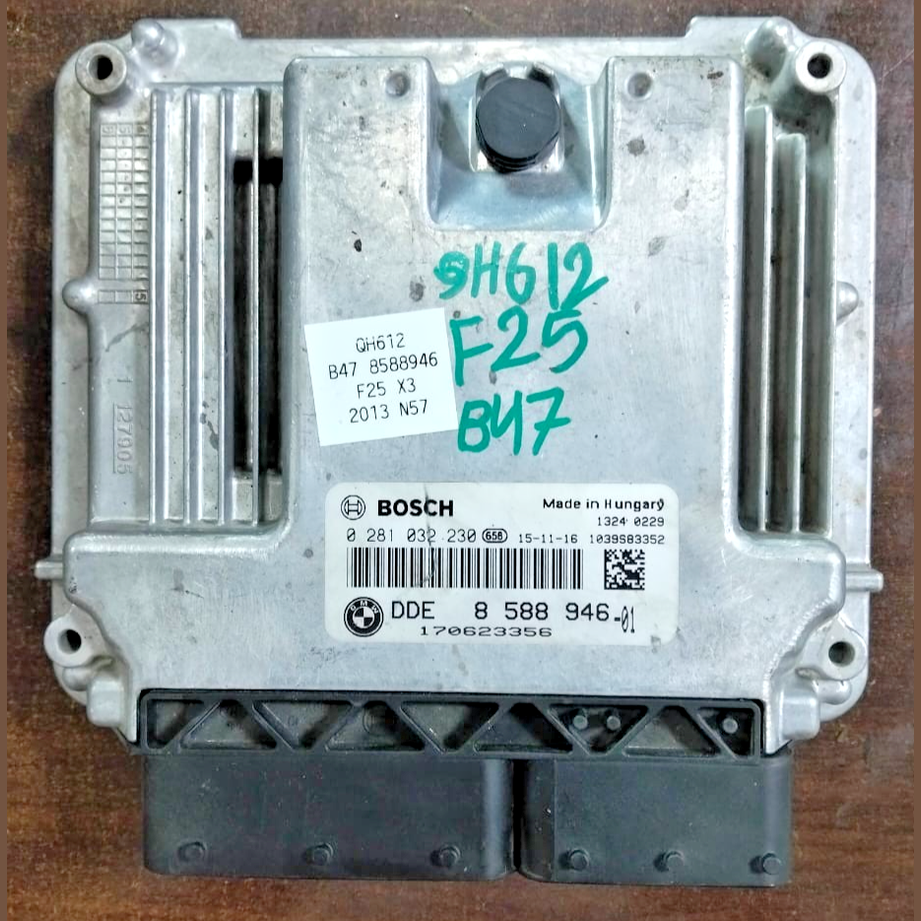 ECU ENGINE CONTROLLER BMW X3 Diesel 2015 F25, B47 BOSCH  DDE 8588946