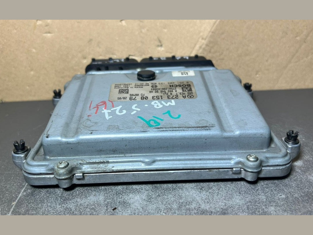 04-10 Mercedes W219 CLS Engine Control Module Unit ECM ECU A273 1530879 OEM
