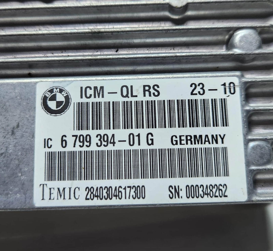 2010-2011 BMW 550i Integrated Chassis Module ICM Unit 6799394 F10 F11 5 Series