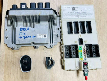 2016-2018 BMW F46 220I B48 2.0 Engine Control Module 8654466 ECU SET RHD