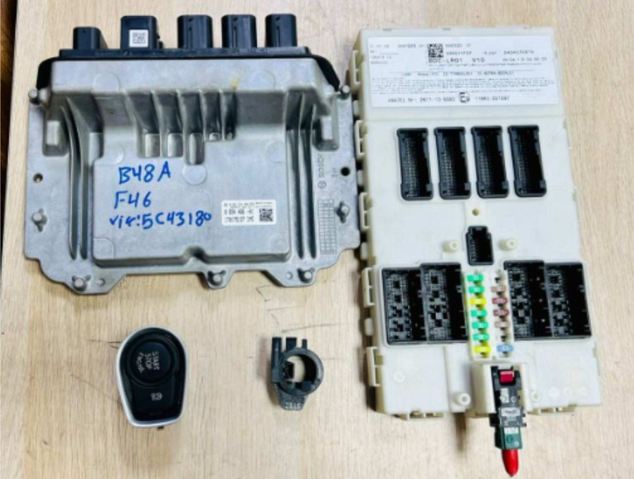 2016-2018 BMW F46 220I B48 2.0 Engine Control Module 8654466 ECU SET RHD