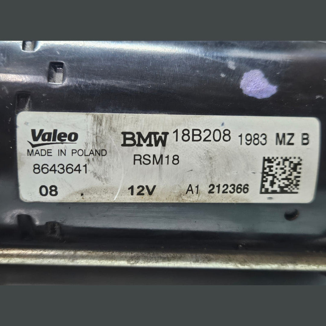 BMW F30 F31 LCI 2.0 B48 B46 ENGINE STARTER MOTOR 8643641 OEM