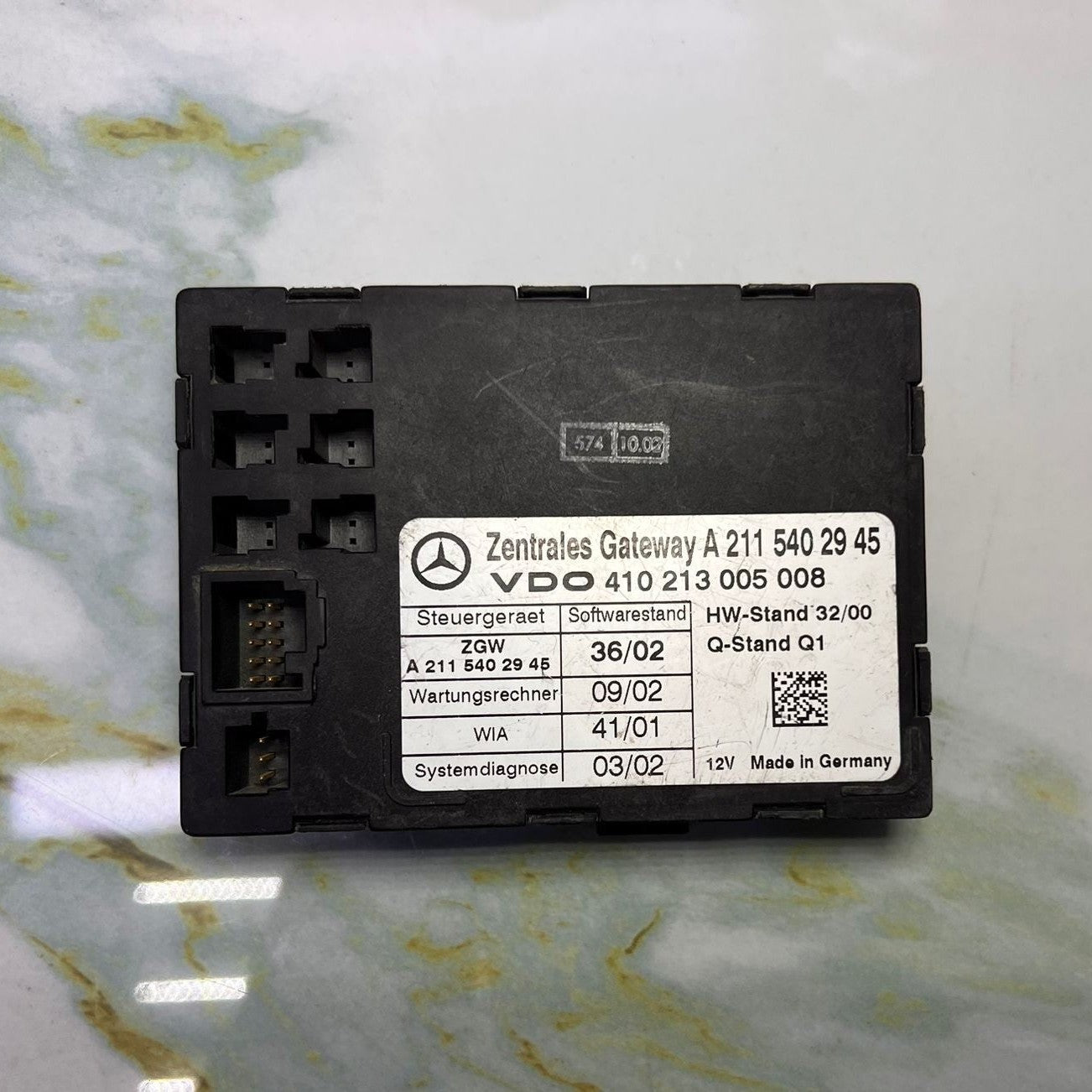 2003-2007 Mercedes-Benz E320 Central Gateway Control Module A 2115402945 E-Class